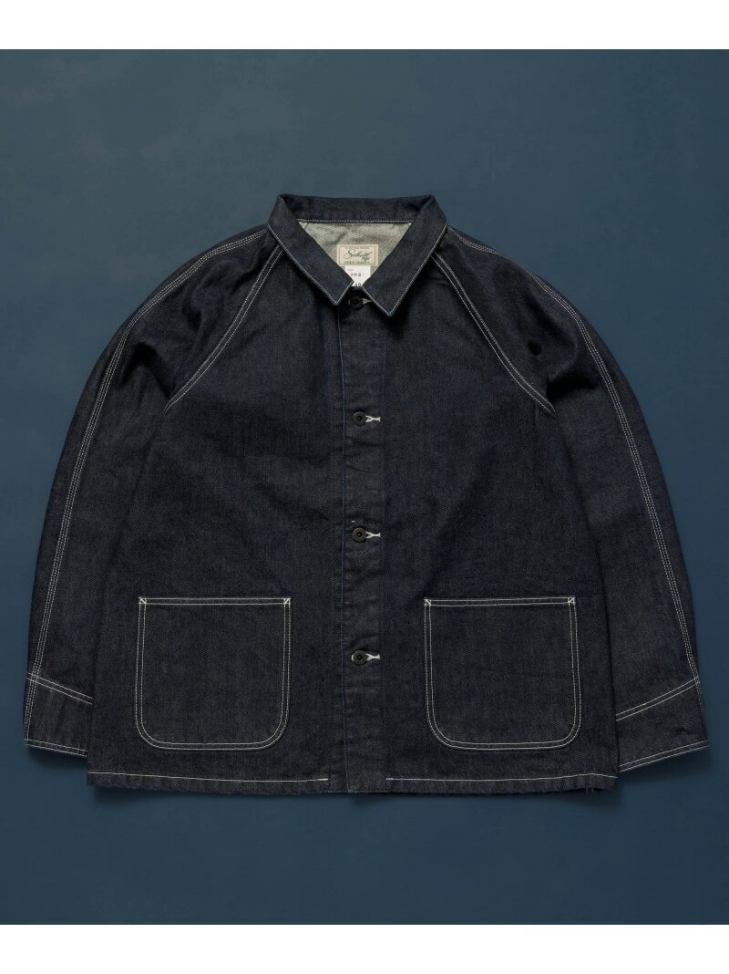 Coverall - LOT. 962J FP COVERALL/ファイアプルーフ カバーオール Schott ショット ジャケット・アウター ブルゾン・ジャンパー ブルー【送料無料】[Rakuten Fashion]