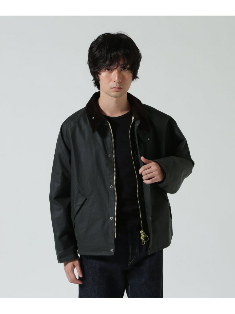 Rakuten - Barbour (バブアー) os transport wax トランスポートジャケット B'2nd ビーセカンド ジャケット・アウター ブルゾン・ジャンパー ブラック【送料無料】[Rakuten Fashion]