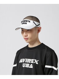 《GOLF WEAR》AVIREX USA サンバイザー / AVIREX USA SUNVISOR / アヴィレックス AVIREX アヴィレックス ファッション雑貨 その他のファッション雑貨 ホワイト ブラック グレー【送料無料】[Rakuten Fashion]