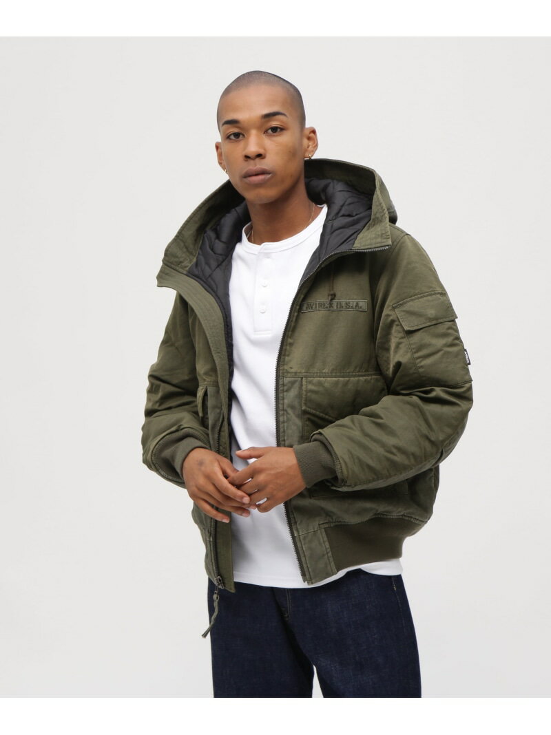 楽天市場】アビレックス フード ジャケットの通販