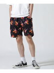 Aloha Blossom/アロハ ブロッサム/Birds Of Paradise Beach Shorts GARDEN TOKYO ガーデン パンツ その他のパンツ ブラック【送料無料】[Rakuten Fashion]