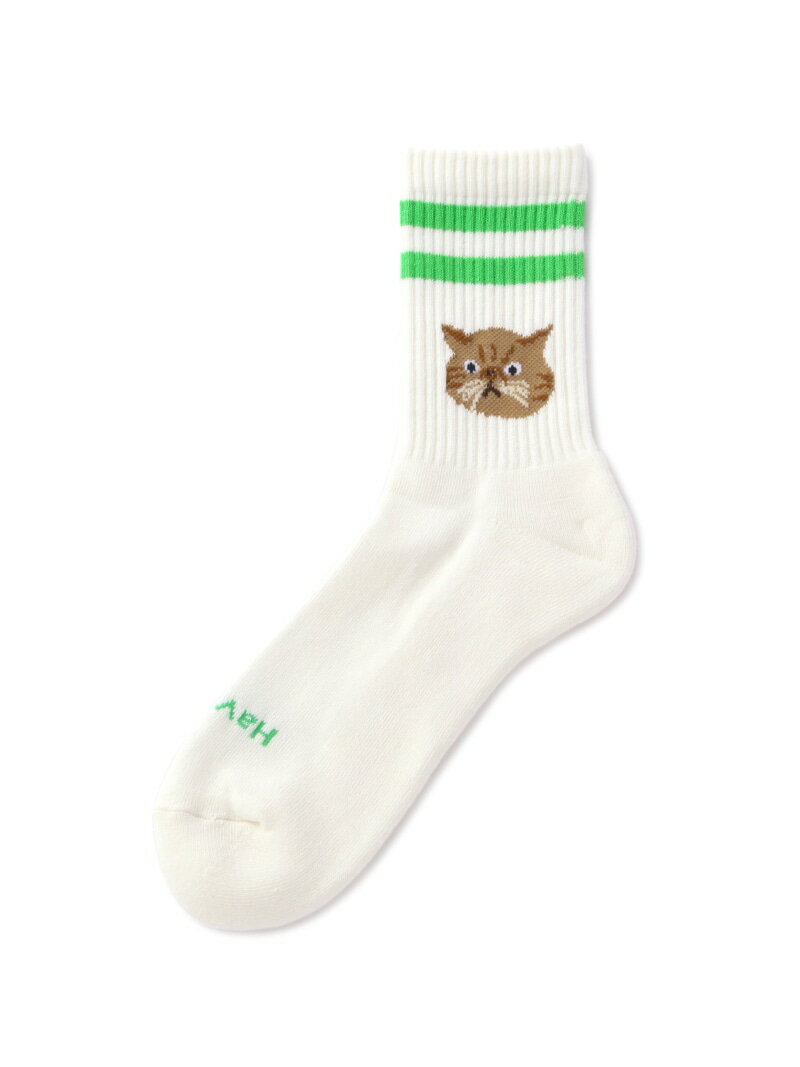 ROSTER SOX/ロスターソックス CAT SOCKS メンズ レディース BEAVER ビーバー 靴下・レッグウェア 靴下 オレンジ グリーン[Rakuten Fashion]
