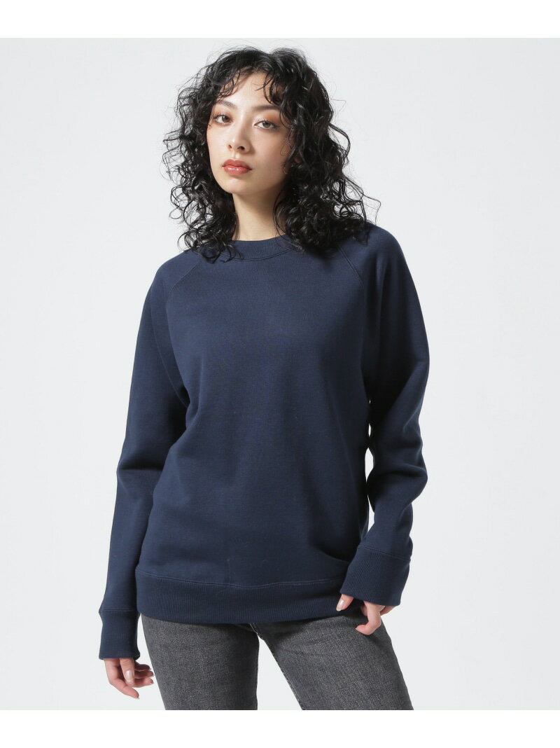 楽天US ONLINE STOREATON （エイトン） ZERO TSURI URAKE CREW B'2nd ビーセカンド トップス カットソー・Tシャツ ネイビー ブラック【送料無料】[Rakuten Fashion]