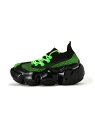 grounds/グラウンズ/MOOPIE EL/BLACK NEON GREEN ROYAL FLASH ロイヤルフラッシュ シューズ・靴 スニーカー ブラック...
