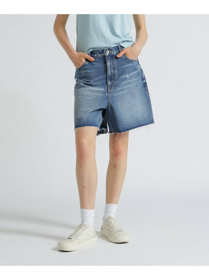 Cotton - 《WOMAN/直営店限定》HEART SHORT PANTS/ハートショートパンツ AVIREX アヴィレックス パンツ ジーンズ・デニムパンツ ホワイト【送料無料】[Rakuten Fashion]