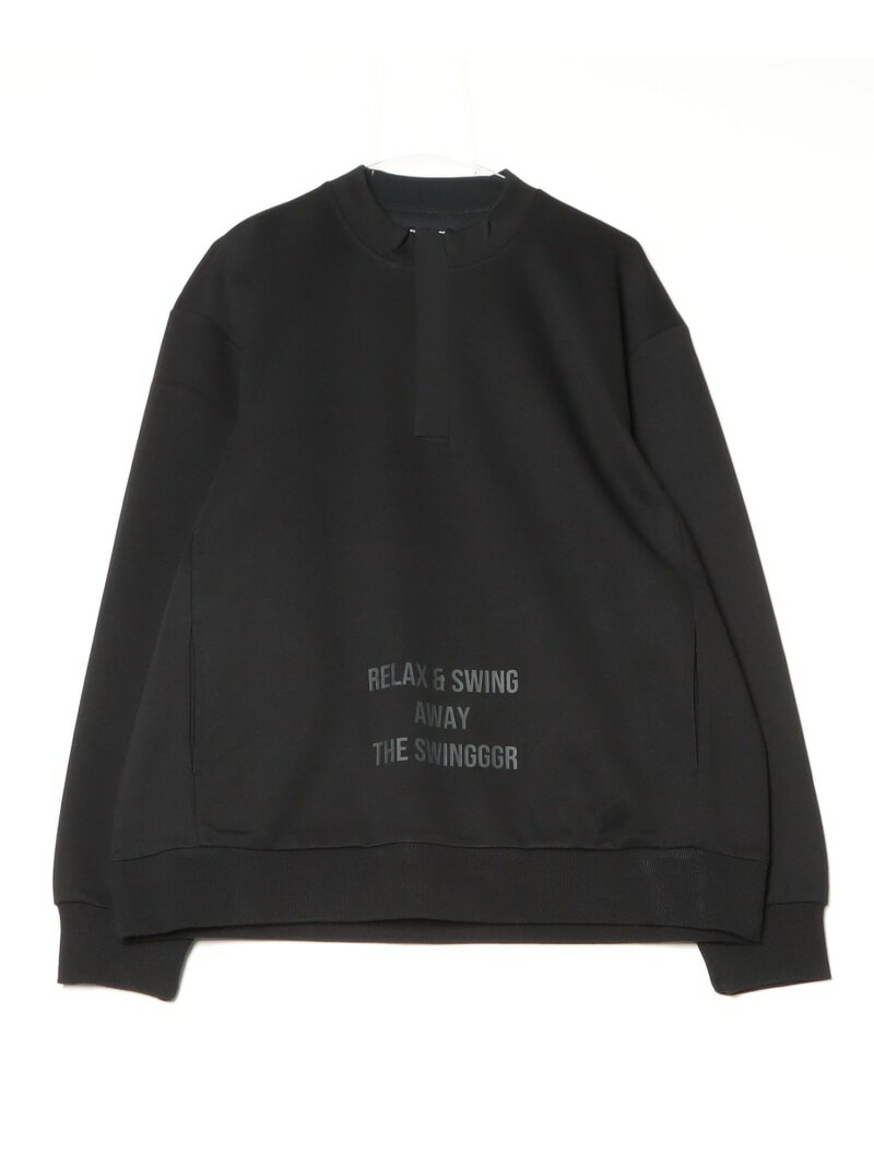 Rakuten - THE SWINGGGR/ザ スウィンガー/HALF ZIP SWEAT PO ROYAL FLASH ロイヤルフラッシュ トップス カットソー・Tシャツ ホワイト ブラック【送料無料】[Rakuten Fashion]