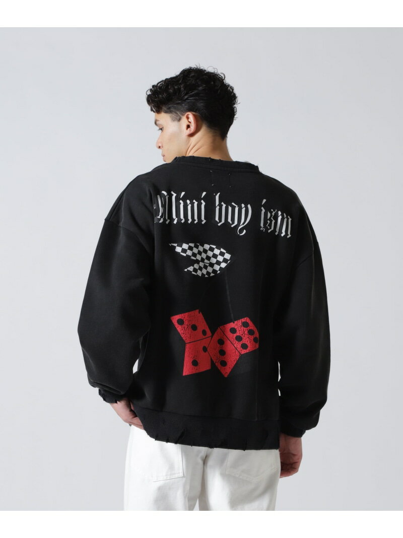 FR(13)NDS/フレンズ/Min Cherryflag SWEAT CREW ROYAL FLASH ロイヤルフラッシュ トップス パーカー・フーディー ホワイト ブラック【送料無料】[Rakuten Fashion]