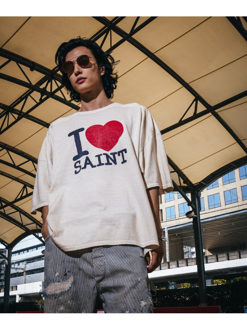 Rakuten - SAINT MICHAEL/セントマイケル/SS T-SHIRT/FOOTBALL/WHITE ROYAL FLASH ロイヤルフラッシュ トップス カットソー・Tシャツ ホワイト【送料無料】[Rakuten Fashion]
