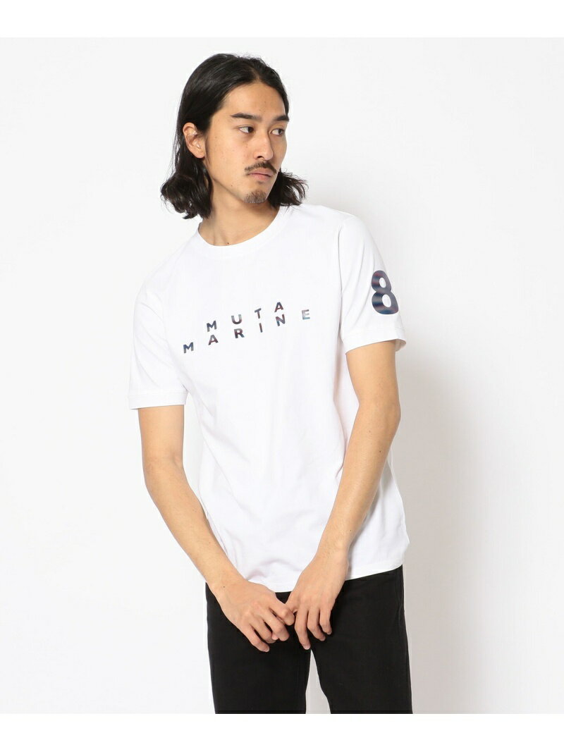 Royal Flash メンズ カットソー ロイヤルフラッシュ Muta ムータ Back Rakuten Wave Fashion ミラーtシャツ Twin Sale 93 Off Tシャツ ブラック ホワイト