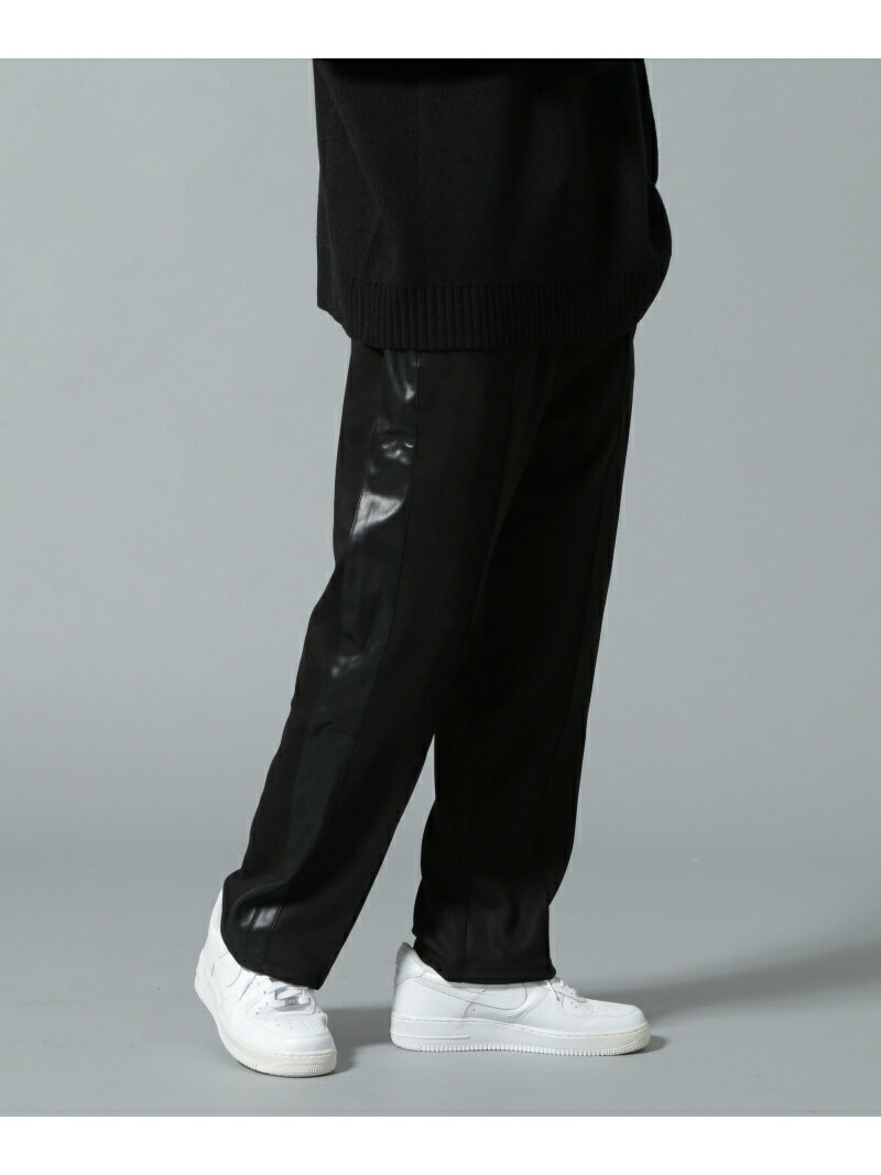 WHITELAND/SUEDE TRACK PT LHP エルエイチピー パンツ その他のパンツ ブラック グレー【送料無料】[Rakuten Fashion]
