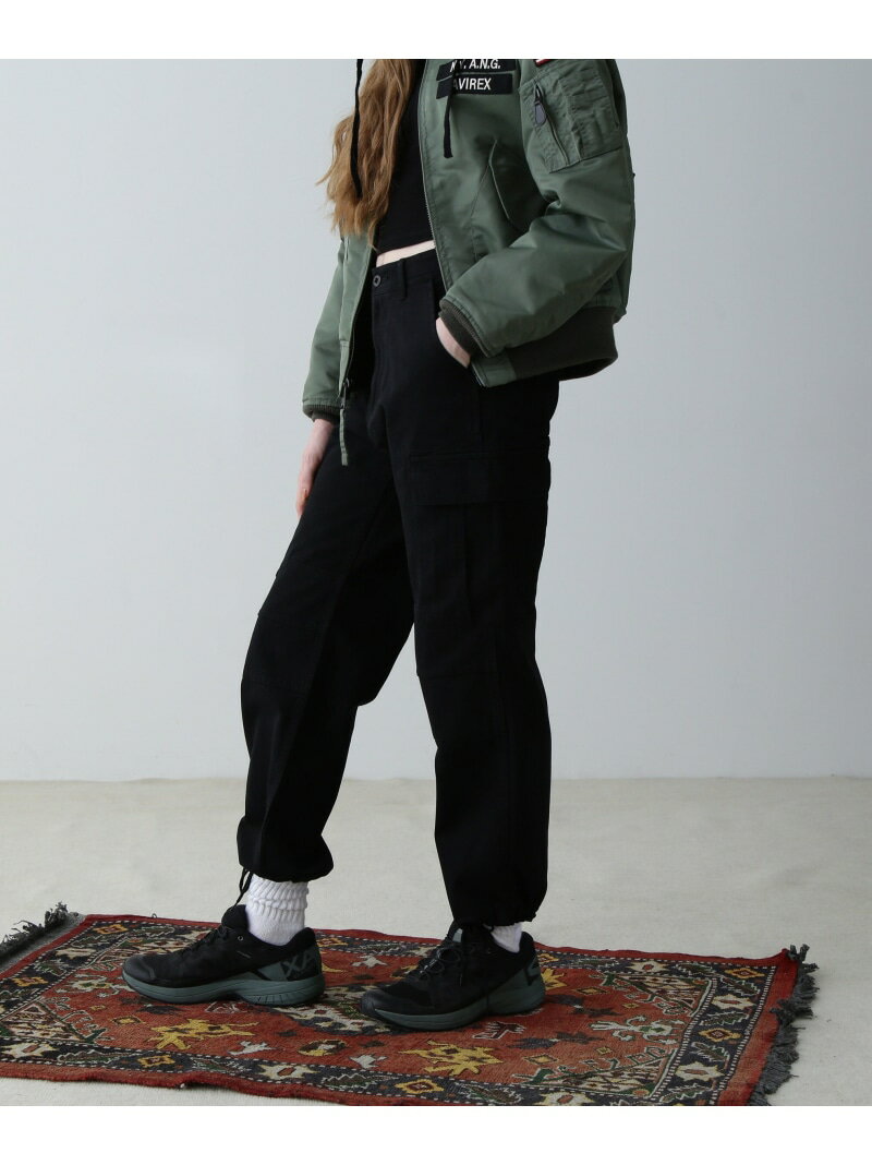 【SALE／30%OFF】《直営店限定》COTTON CARGO PANTS/コットンカーゴパンツ AVIREX アヴィレックス パンツ その他のパンツ ブラック グリーン レッド【RBA_E】【送料無料】[Rakuten Fashion]