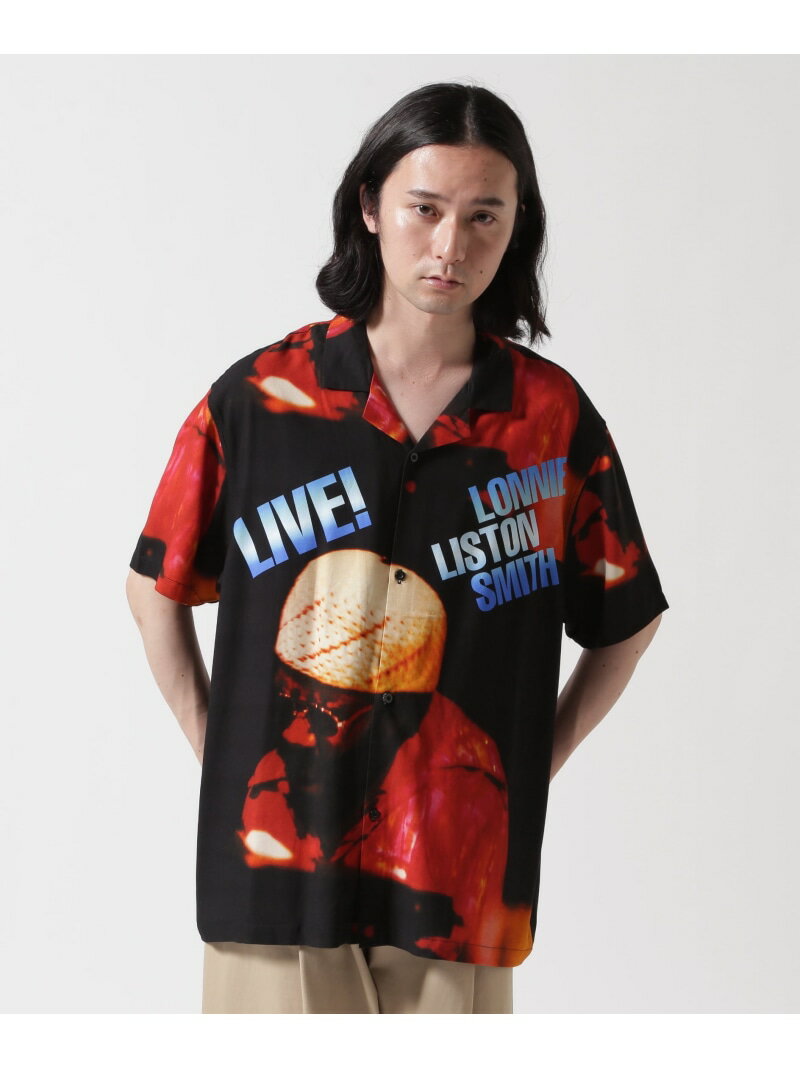 Rakuten - 【SALE／30%OFF】CITY COUNTRY CITY ×LONNIE LISTON SMITH/シティーカントリーシティー /OPEN COLLAR S/S GARDEN TOKYO ガーデン トップス シャツ・ブラウス ブラック【RBA_E】【送料無料】[Rakuten Fashion]