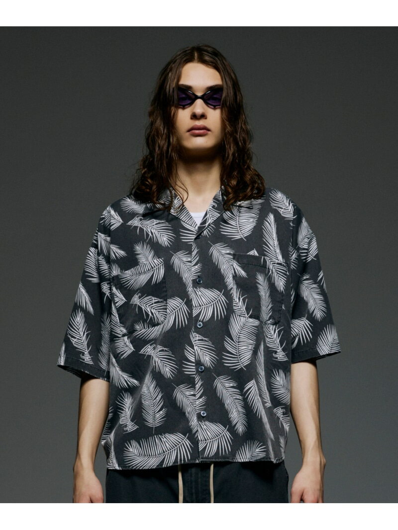 B omnivore/ビーオムニボー PIGMENT WIND CLOTH SHIRT ピグメントウ ...