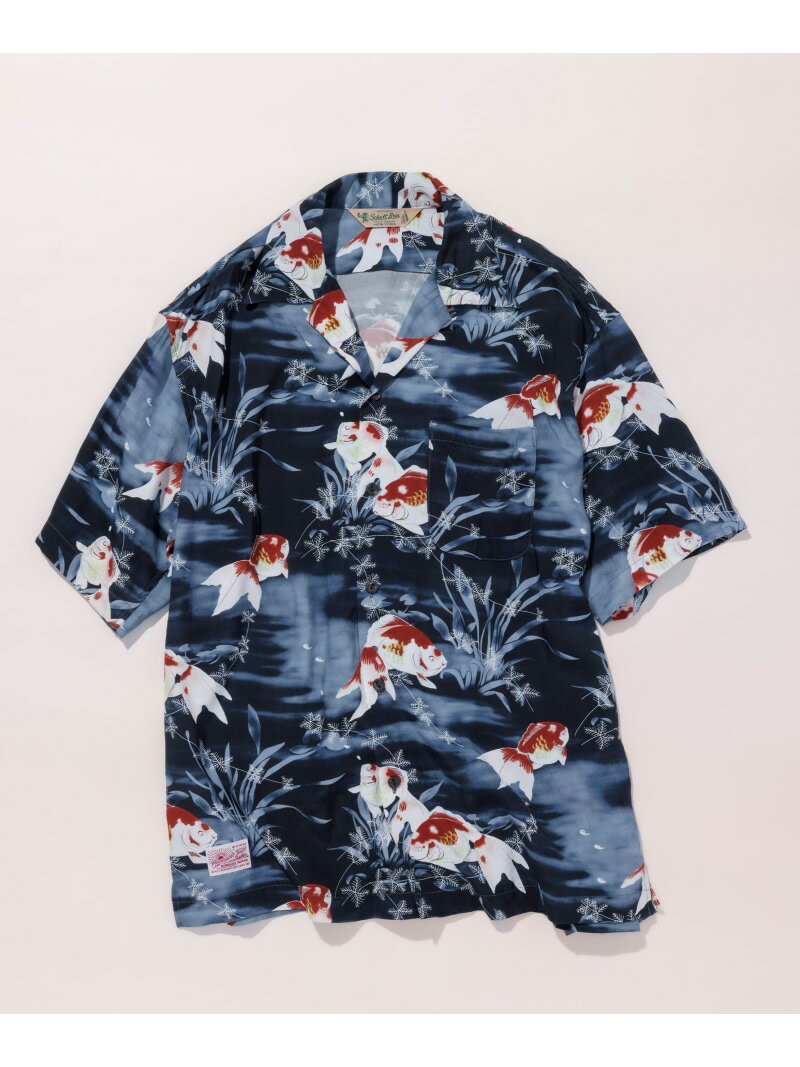 ×PJ/×パイナップルジュース/GOLDFISH RAYON SHIRT/ゴールドフィッシュ レーヨ ...