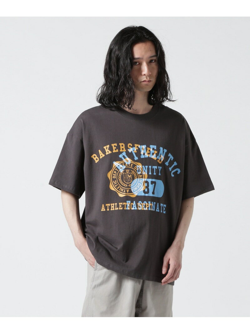 Rakuten - 【SALE／60%OFF】B omnivore/ビーオムニボー COLLEGE S/S TEE BEAVER ビーバー トップス カットソー・Tシャツ ブラック ホワイト【RBA_E】【送料無料】[Rakuten Fashion]