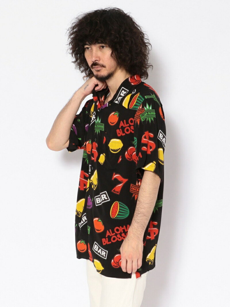 安いそれに目立つ Fashion Alohablossom アロハブロッサム Abjackpotshirts ジャックポットアロハシャツ Garden Tokyo ガーデン シャツ ブラウス 長袖シャツ ブラック 送料無料 Seal限定商品 Gdsnet Com