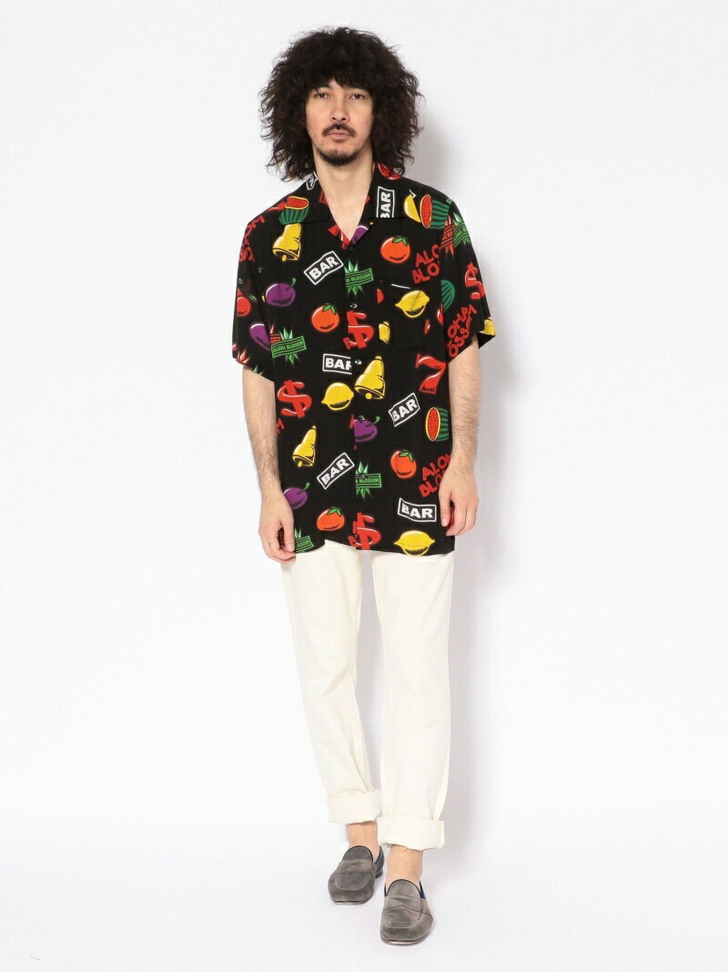 安いそれに目立つ Fashion Alohablossom アロハブロッサム Abjackpotshirts ジャックポットアロハシャツ Garden Tokyo ガーデン シャツ ブラウス 長袖シャツ ブラック 送料無料 Seal限定商品 Gdsnet Com