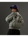 《WOMENS》MA-1 コマーシャル ロゴ/MA-1 COMMERCIAL LOGO AVIREX アヴィレックス ジャケット・アウター ブルゾン・ジャンパー シルバー..