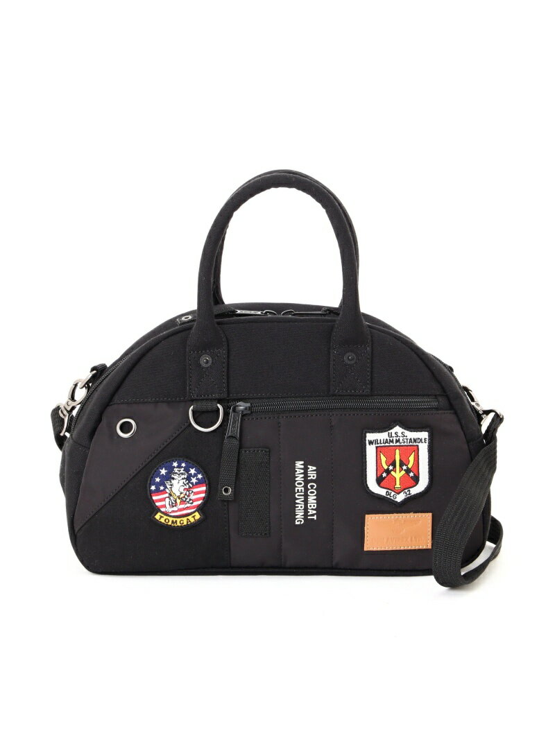 トップガン ミニ ボストン バッグ / TOP GUN MINI BOSTON BAG / アヴィレックス / AVIREX AVIREX アヴィレックス バッグ その他のバッグ ブラック グリーン【送料無料】 Rakuten Fashion