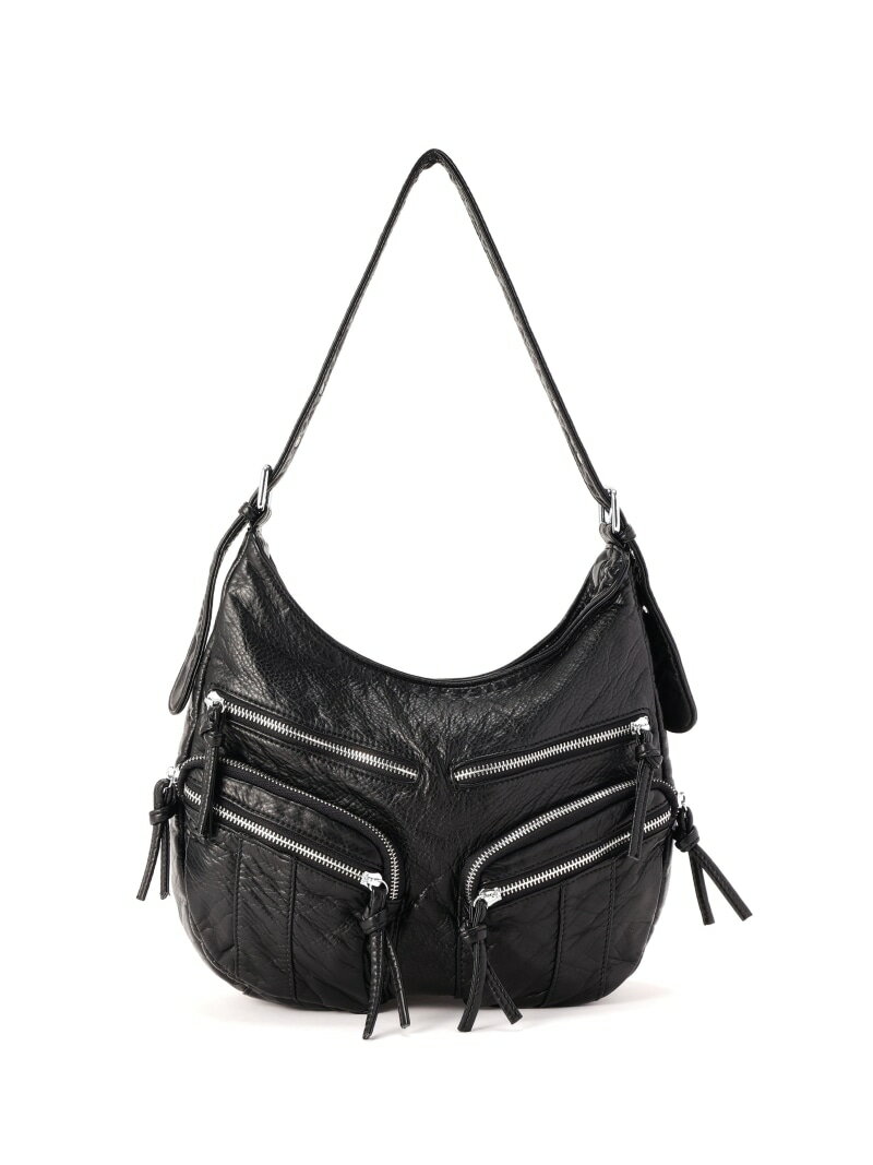 Rakuten - SIS/エスアイエス/PU Leather Shoulder Bag LHP エルエイチピー バッグ その他のバッグ ブラック【送料無料】[Rakuten Fashion]