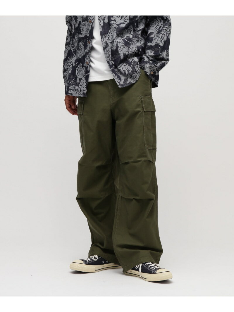 Rakuten - NYLON/COTTON M-65 FATIGUE PANTS AVIREX アヴィレックス パンツ その他のパンツ ブラック オレンジ グリーン【送料無料】[Rakuten Fashion]