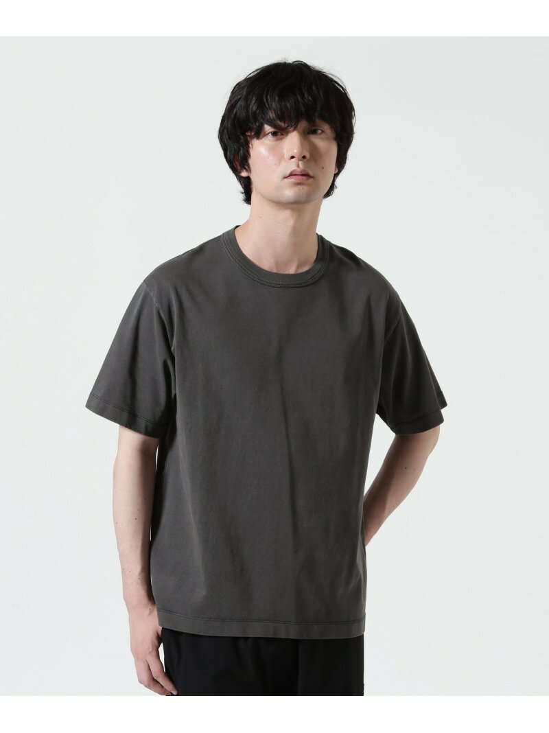 Rakuten - The Make Happy Studio/ザメイクハッピーストゥディオ/CREWNECK PIGMENT TEE GARDEN TOKYO ガーデン トップス カットソー・Tシャツ ブラック ホワイト パープル ブラウン イエロー【送料無料】[Rakuten Fashion]