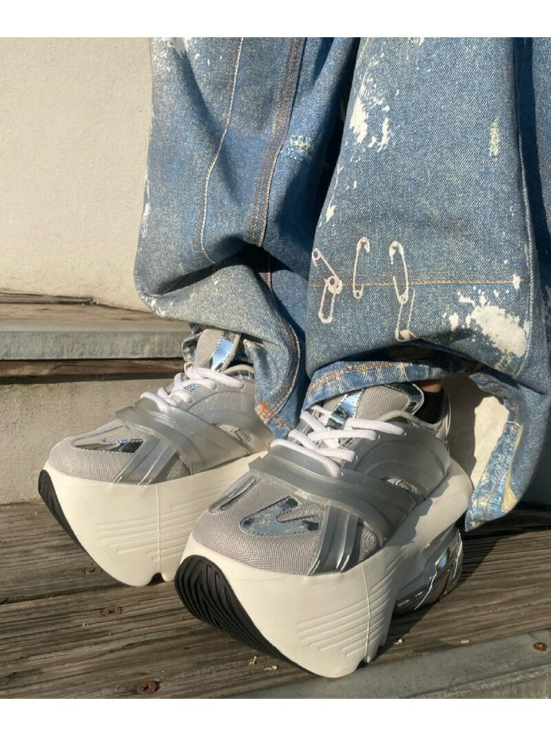grounds/グラウンズ/JOG VISION CROSS CHROME SILVER ROYAL FLASH ロイヤルフラッシュ シューズ・靴 スニーカー シルバー【送料無料】[Rakuten Fashion]