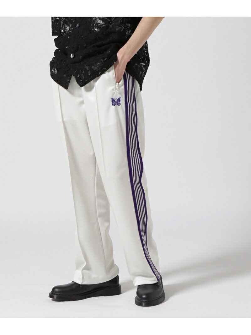 NEEDLES/ニードルズ TRACK PANT - POLY SMOOTH NO.MR286C BEAVER ビーバー パンツ その他のパンツ ホワイト グリーン【送料無料】[Rakuten Fashion]のサムネイル