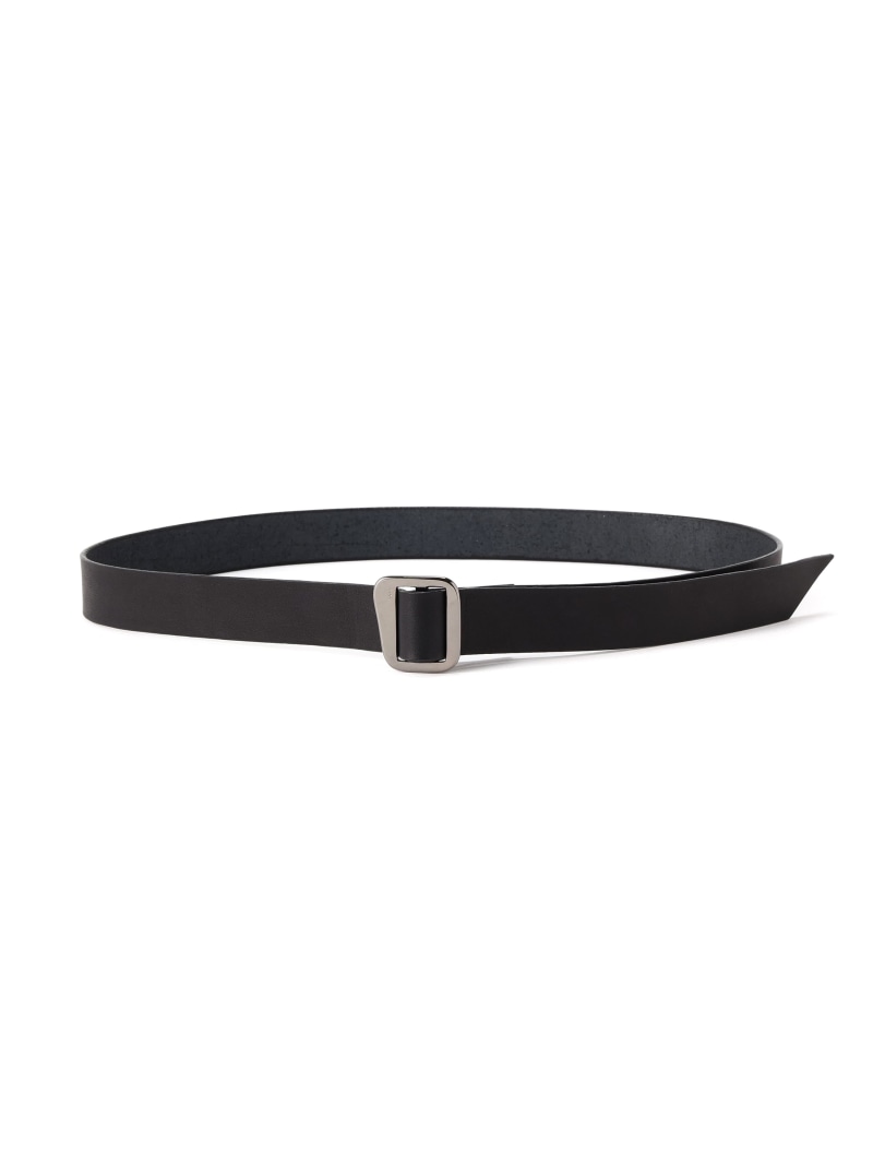 Rakuten - トゥエンティーエイティー/ TOCHIGI LEATHER TAPE BELT WITH BRASS NARROW BUCKL LHP エルエイチピー ファッション雑貨 ベルト ブラック【送料無料】[Rakuten Fashion]
