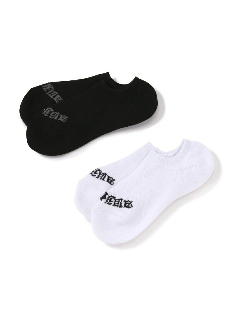 オールドイングリッシュ ロゴ ソックス/ L-OLD ENGLISH LOGO SOCKS AVIREX アヴィレックス アクセサリー・腕時計 腕時計 ホワイト[Rakuten Fashion]