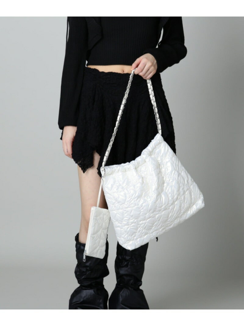 SIS/エスアイエス/ハートキルティングバッグ LHP エルエイチピー バッグ その他のバッグ シルバー ホワイト ブラック【送料無料】[Rakuten Fashion]