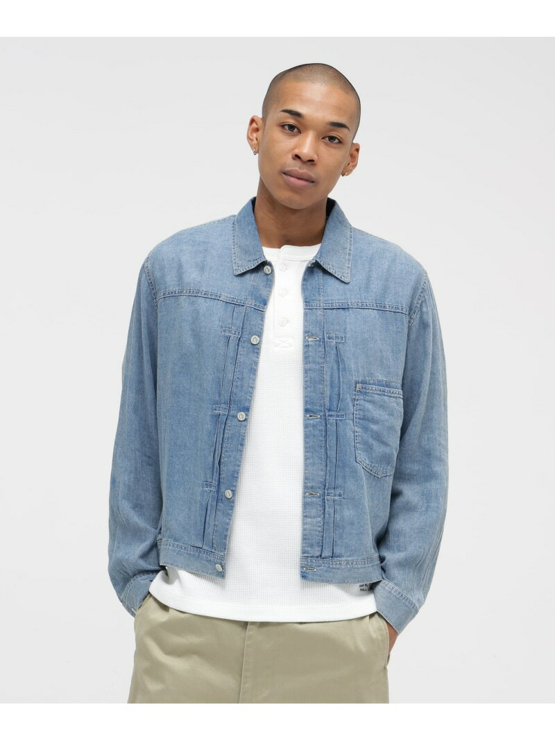Rakuten - WIND THROUGH DENIM JAKET AVIREX アヴィレックス ジャケット・アウター ブルゾン・ジャンパー【送料無料】[Rakuten Fashion]