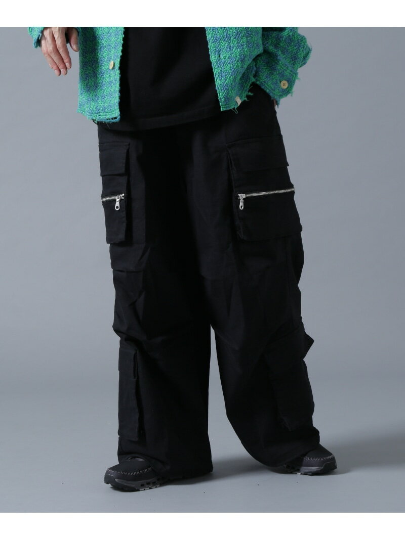 Rakuten - 【SALE／50%OFF】B omnivore/ビーオムニボー W POCKET CARGO PANTS BEAVER ビーバー パンツ その他のパンツ ブラック カーキグリーン【RBA_E】【送料無料】[Rakuten Fashion]