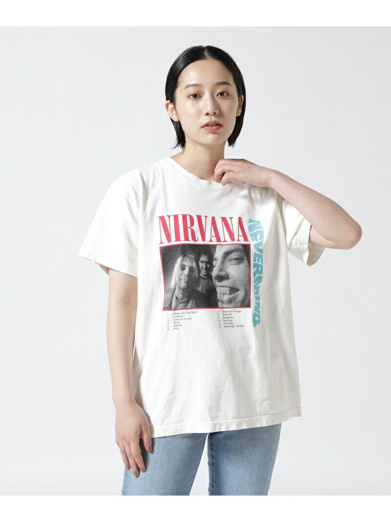 GOOD ROCK SPEED (グッドロックスピード) NIRVANA Tシャツ/23NVN010W/ユニセックス B'2nd ビーセカンド トップス カットソー・Tシャツ ホワイト【送料無料】[Rakuten Fashion]