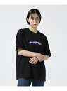 over print/オーバープリント/エンボスロゴTシャツ LHP エルエイチピー トップス カットソー Tシャツ ブラック【送料無料】 Rakuten Fashion