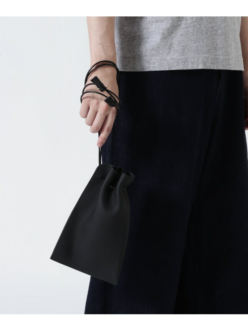 Rakuten - ITTI/イッチ/HERRIE KINCHAKU POUCH - PM / DIPLO SKY B'2nd ビーセカンド バッグ その他のバッグ ブラック【送料無料】[Rakuten Fashion]