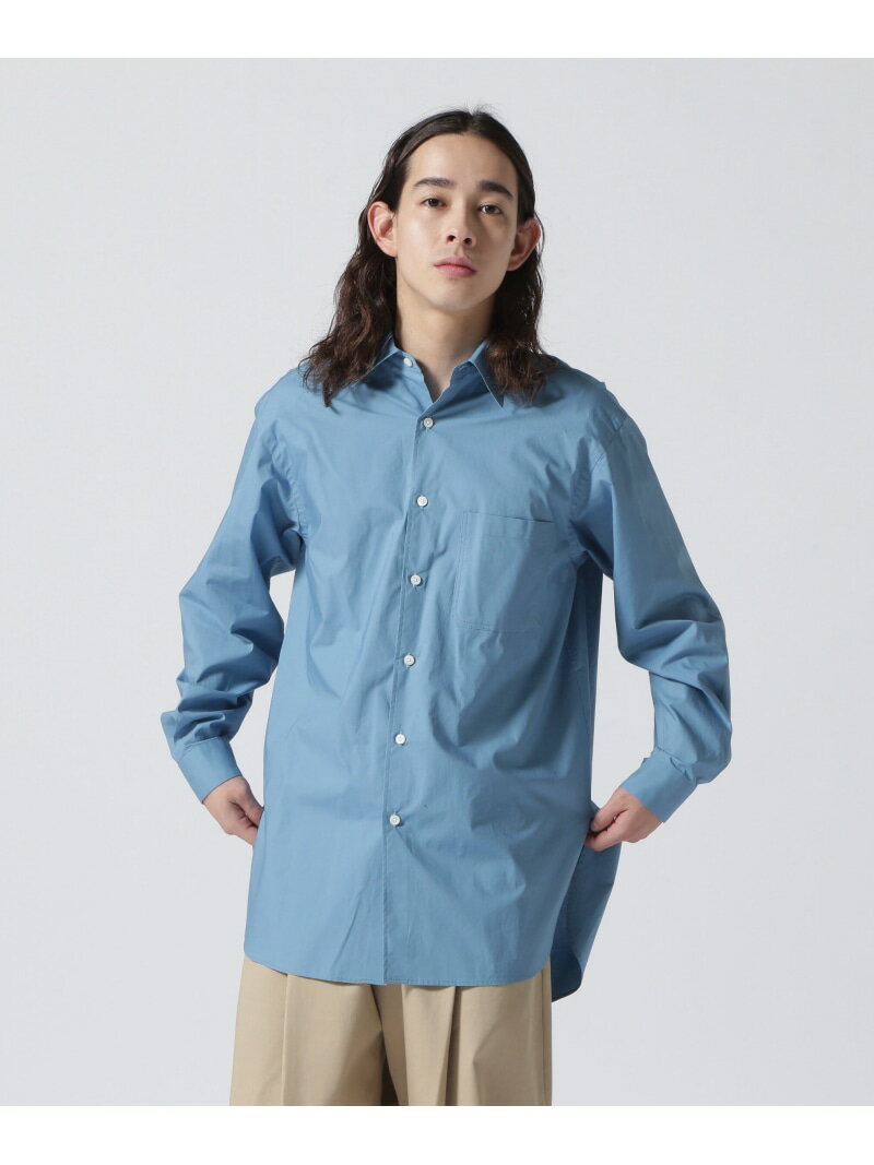 YOKE/ヨーク/Boxy Regular Collar Shirt GARDEN TOKYO ガーデン トップス シャツ・ブラウス ブルー グリーン【送料無料】[Rakuten Fashion]