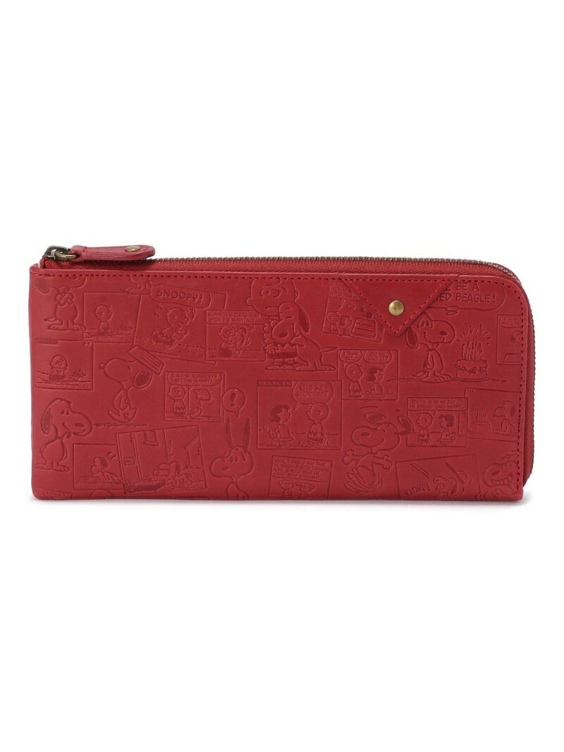 PEANUTS /スヌーピー/ヴィンテージコミックスリムLF束入れ財布 ROYAL FLASH ロイヤルフラッシュ ファッション雑貨 その他のファッション雑貨 レッド ブラウン【送料無料】[Rakuten Fashion]