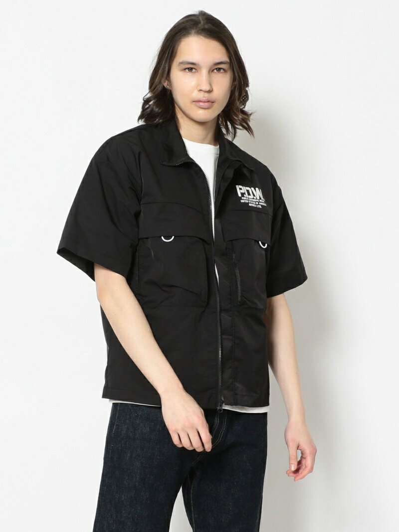 【SALE／50%OFF】【PDW】ベンチレーション システムシャツ/ S/S VENTIRATION SYSTEM SHIRT AVIREX アヴィレックス トップス シャツ・ブラウス ブラック【RBA_E】【送料無料】[Rakuten Fashion]