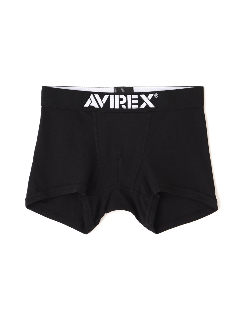 BASIC 3PACK BOXER SHORTS AVIREX アヴィレックス インナー・ルームウェア その他のインナー・ルームウェア ブラック[Rakuten Fashion]