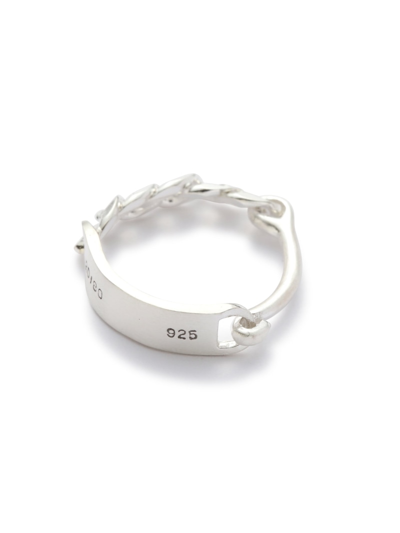 トゥエンティーエイティー/STERLING SILVER MIXED ID CHAIN RING LHP エルエイチピー ファッション雑貨 その他のファッション雑貨 シルバー【送料無料】[Rakuten Fashion]