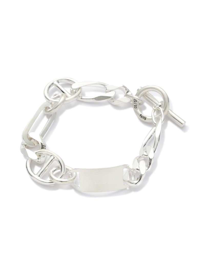 Rakuten - トゥエンティーエイティー/STERLING SILVER MIXED ANCHOR CHAIN BRACELET LHP エルエイチピー ファッション雑貨 その他のファッション雑貨 シルバー【送料無料】[Rakuten Fashion]