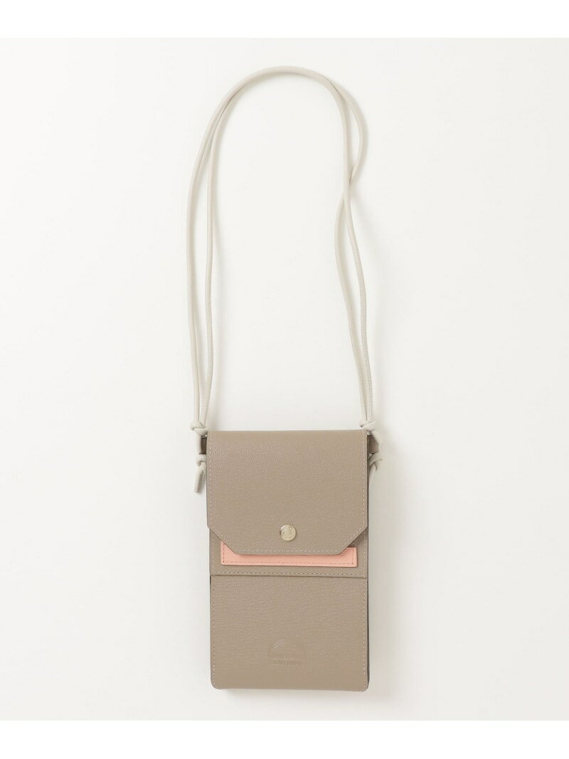 L'arcobaleno(ラルコバレーノ)フラップショルダーウォレット/LA807GT B'2nd ビーセカンド ファッション雑貨 その他のファッション雑貨 ベージュ グリーン【送料無料】[Rakuten Fashion]