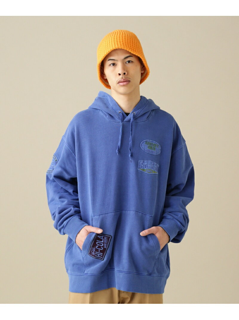 【SALE／50%OFF】EAST COAST PULL-OVER PARKA / ウエスト コースト プルオーバー パーカー AVIREX アヴィレックス トップス パーカー・フーディー ブルー ブラック イエロー【RBA_E】【送料無…