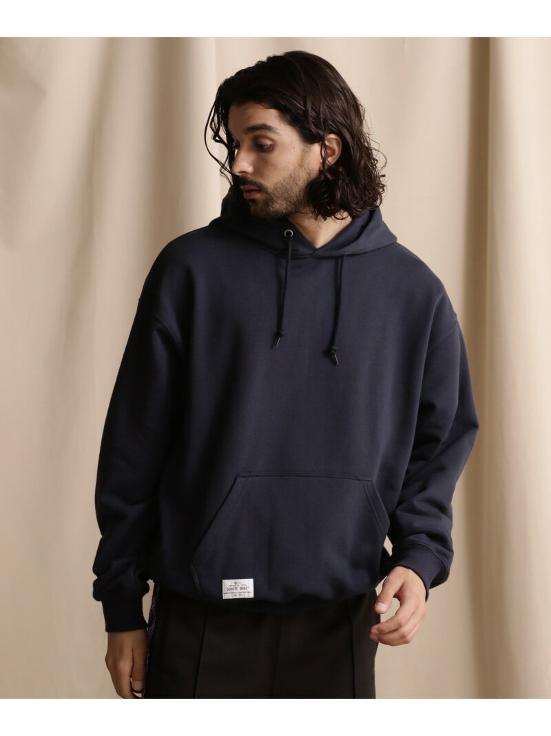 Rakuten - WEB LIMITED/BLANK HOODED SWEAT/無地 パーカー Schott ショット トップス パーカー・フーディー グレー ネイビー ブラック ホワイト オレンジ ベージュ ブルー【送料無料】[Rakuten Fashion]