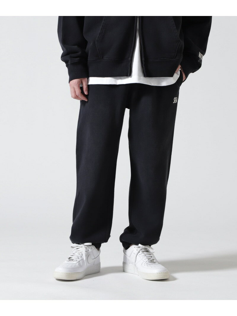 Rakuten - WIND AND SEA(ウィンダンシー)SULFUR DYEING LOGO SWEATPANT B'2nd ビーセカンド パンツ その他のパンツ ブラック【送料無料】[Rakuten Fashion]