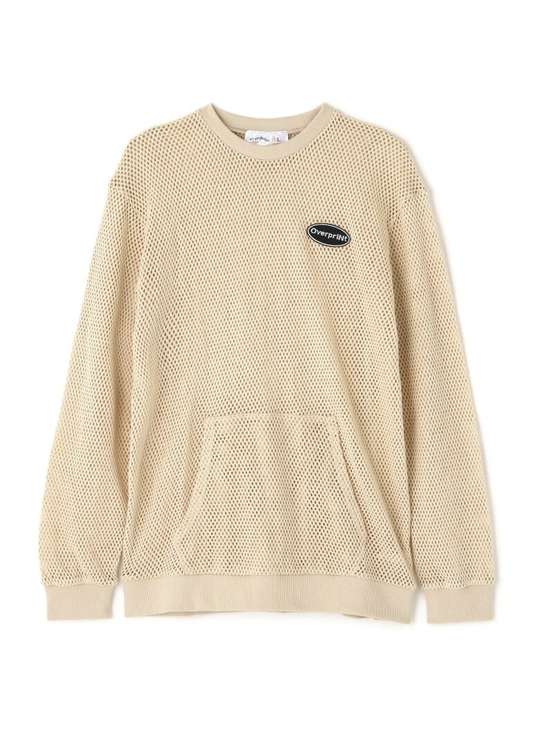 Other - 【SALE／50%OFF】overprint/オーバープリント/MESH LS TEE LHP エルエイチピー トップス カットソー・Tシャツ ブラック ホワイト【RBA_E】【送料無料】[Rakuten Fashion]