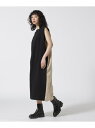 【SALE/50%OFF】B omnivore/ビーオムニボー UV加工天竺×ストライプインタックワンピ BEAVER ビーバー ワンピース・ドレス ワンピース...