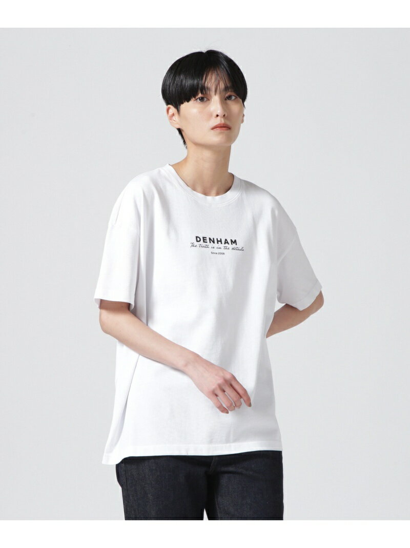 DENHAM/デンハム/JANE ESSENTIAL GRAPHIC TEE HJ/WHT ROYAL FLASH ロイヤルフラッシュ トップス カットソー・Tシャツ ホワイト【送料無料】[Rakuten Fashion]