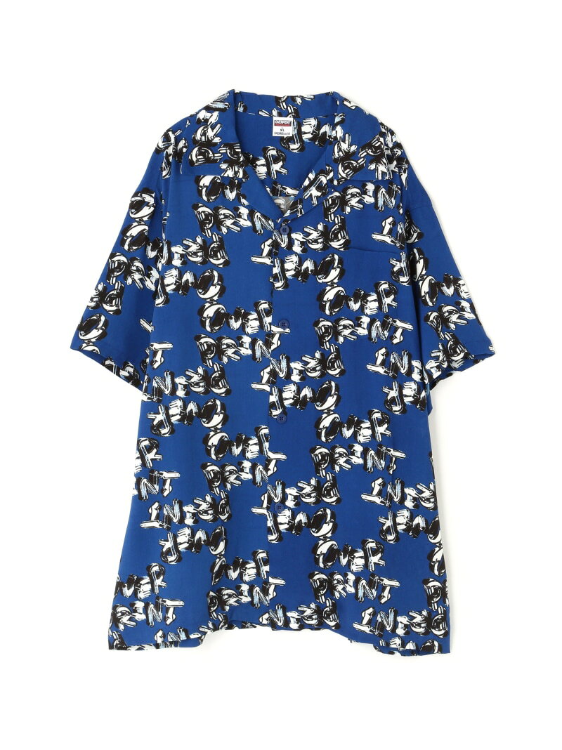 overprint/オーバープリント/chain logo rayon shirts LHP エルエイチピー トップス シャツ・ブラウス ネイビー